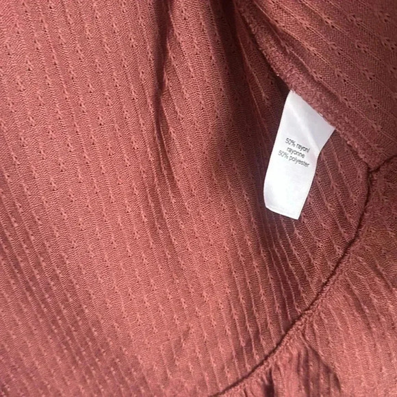 Maurices Women’s Solid Ruffle Hem Open Front Cardigan - Picture 5 of 7